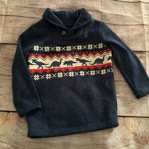 Jumping Beans Navy Dinosaur Sweater
